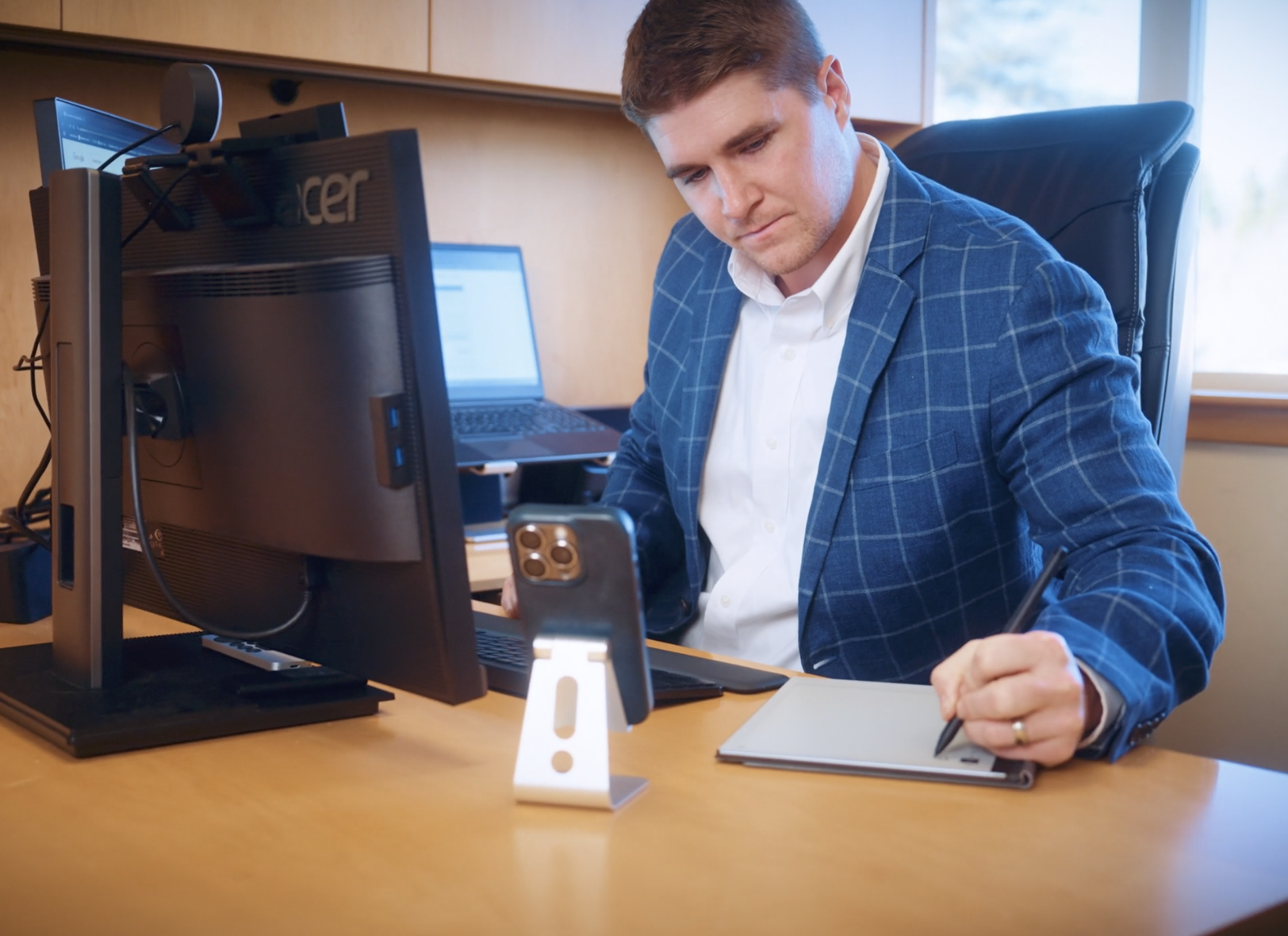 HUB Team Haugen advisor at work